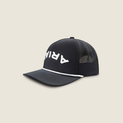 3D Embroidery Upside Down Cap Men - BLACK