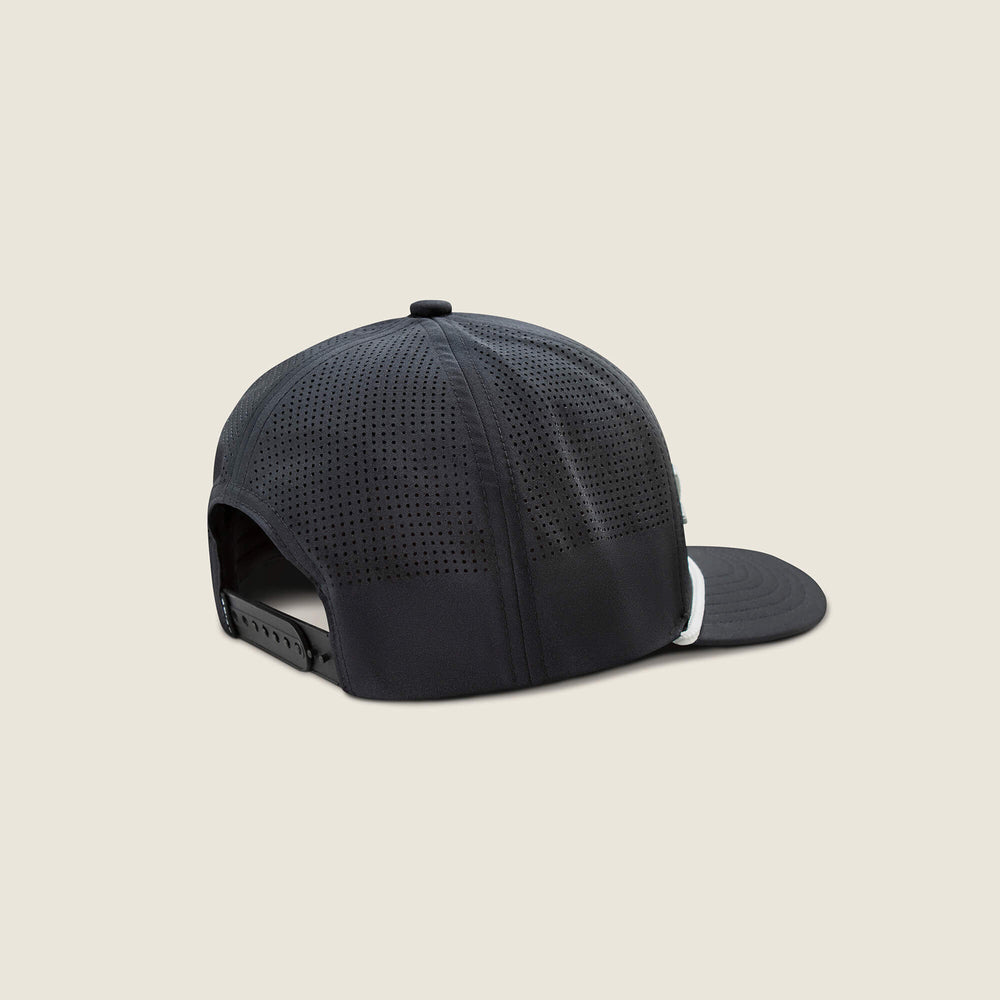 3D Embroidery Upside Down Cap Men - BLACK