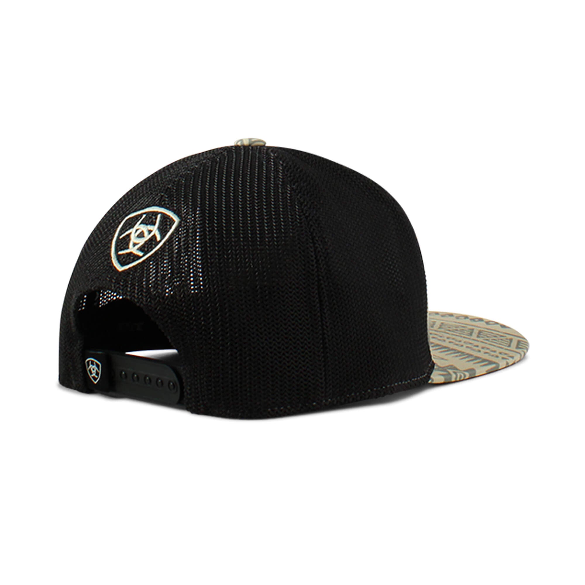 southwest print logo patch cap Men - BEIGE/KHAKI