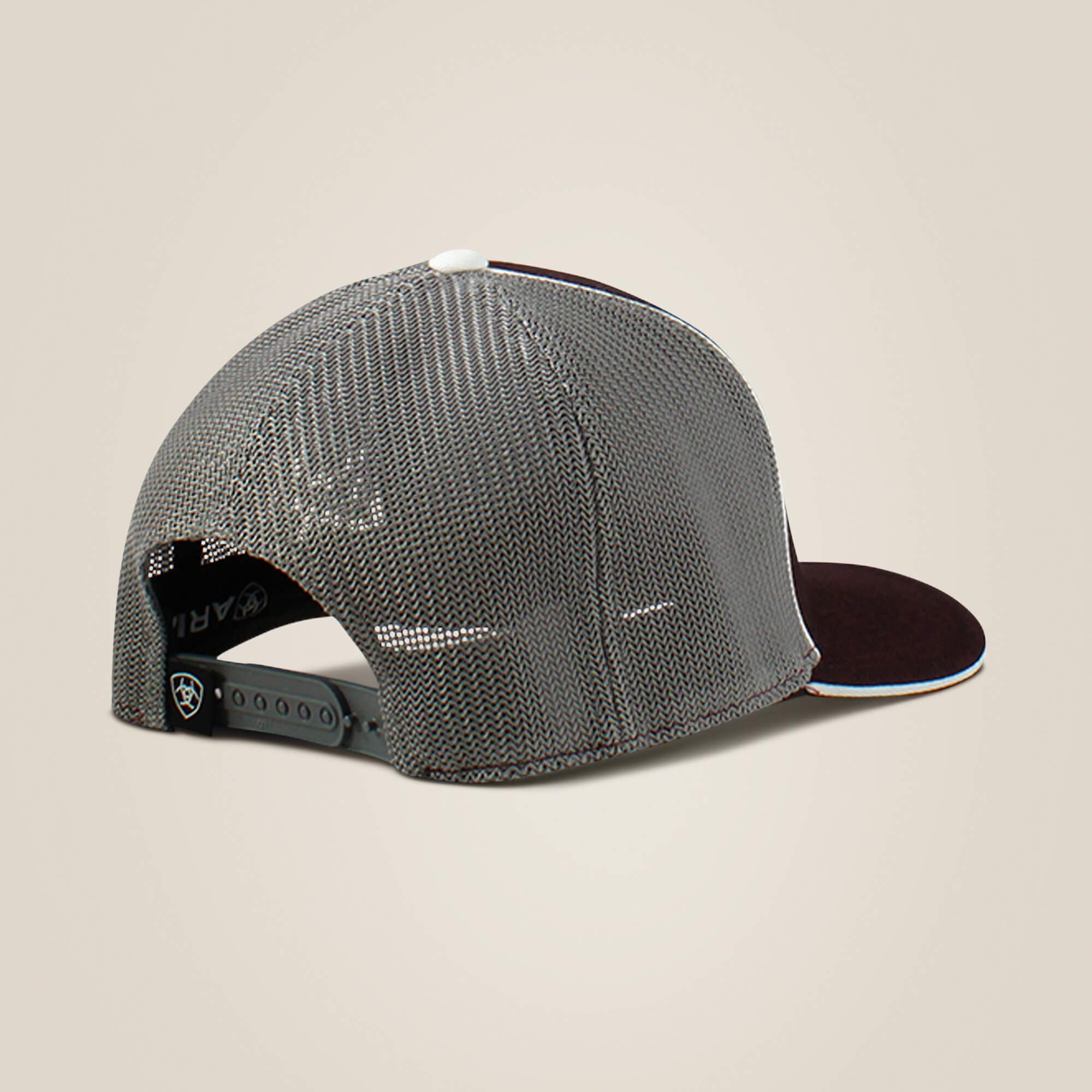 Large logo patch cap Men - BURGUNDY