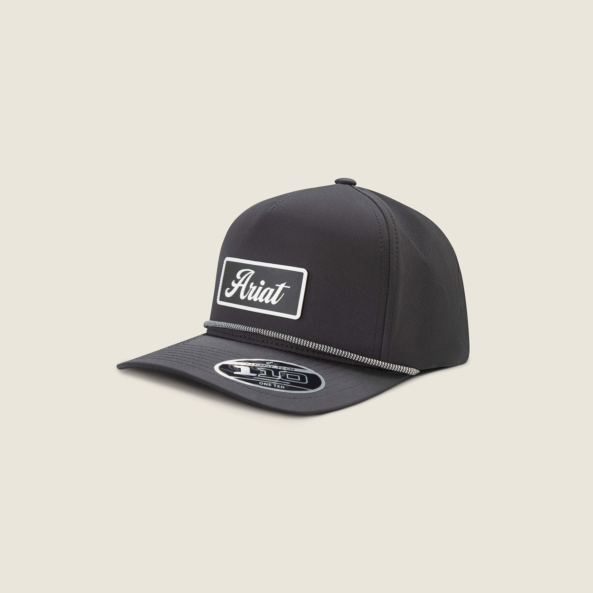 Rebar Script Patch Cap Men - BLACK