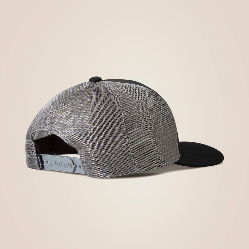 Flag Logo Patch Cap Men - BLACK