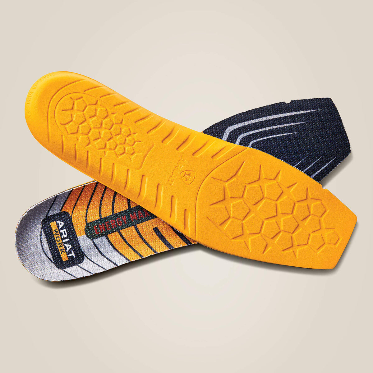 Men's Energy Max Work Wide Square Toe Insole Men - ORANGE