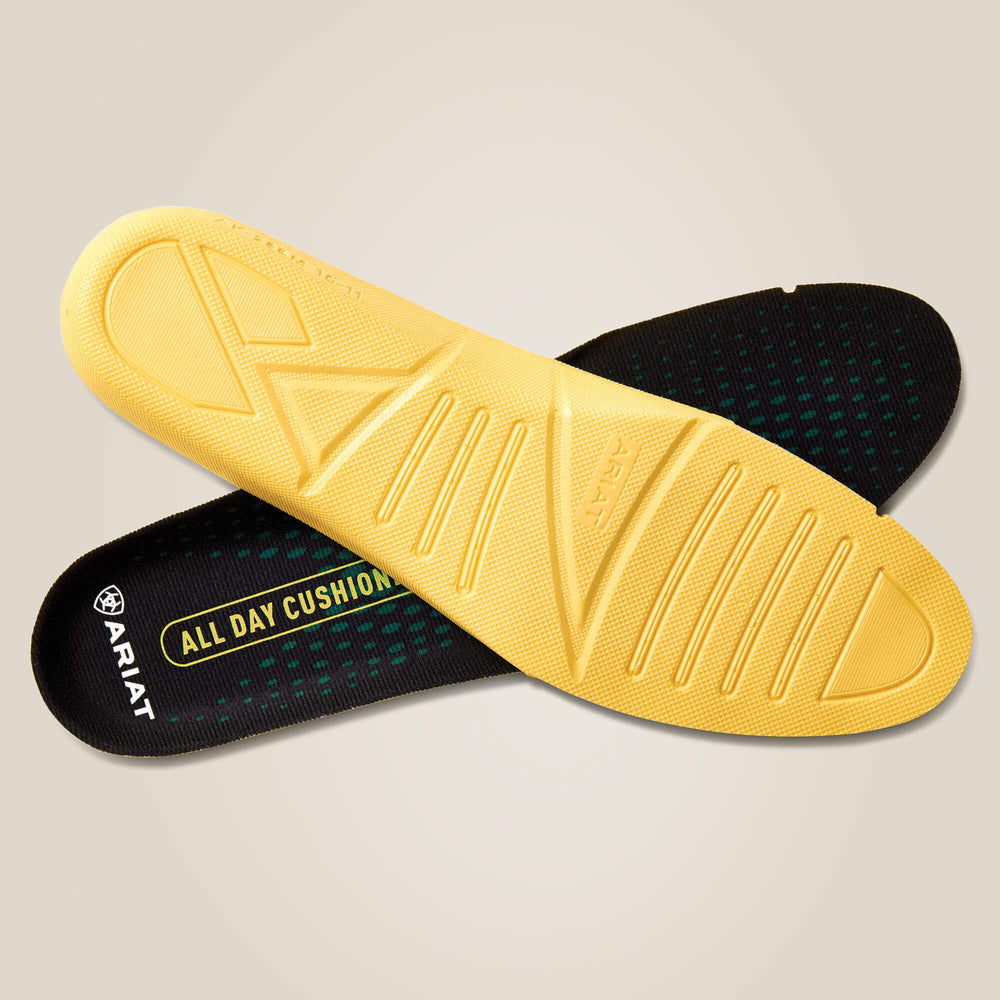 Men's All Day Cushioning Round Toe Insole Men - BLACK