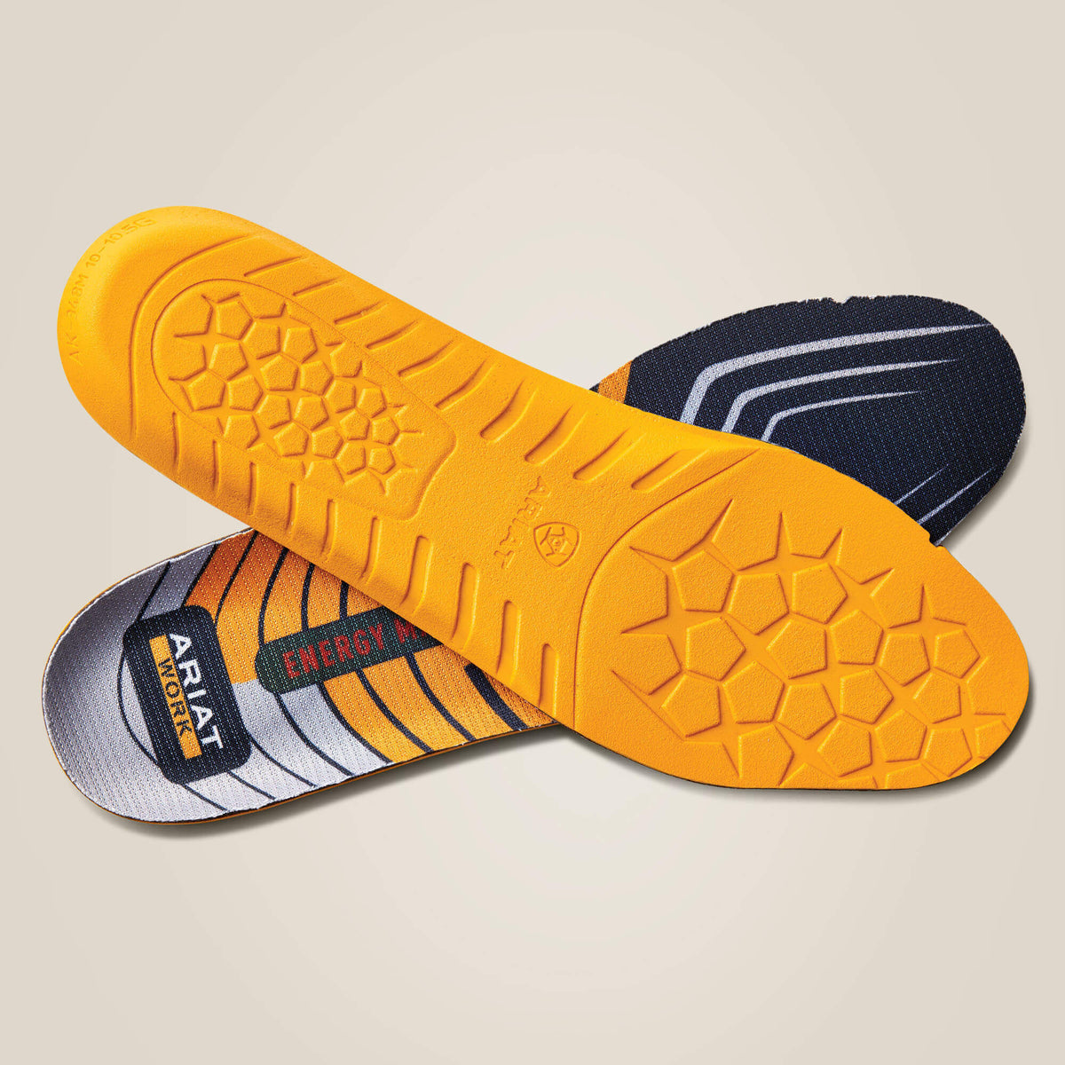 Men's Energy Max Work Round Toe Insole Men - ORANGE