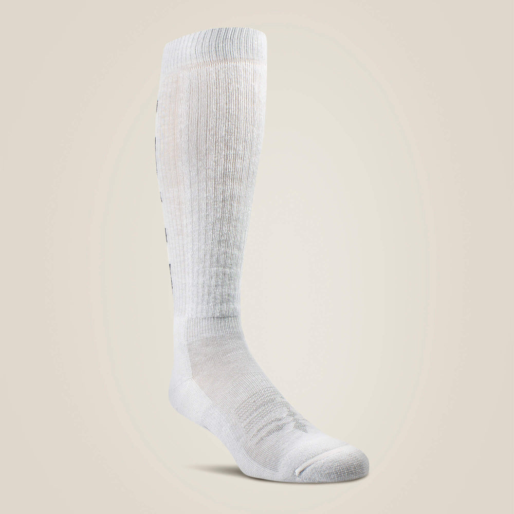 Midweight Over the Calf Western Boot Sock Men / Women - GREY