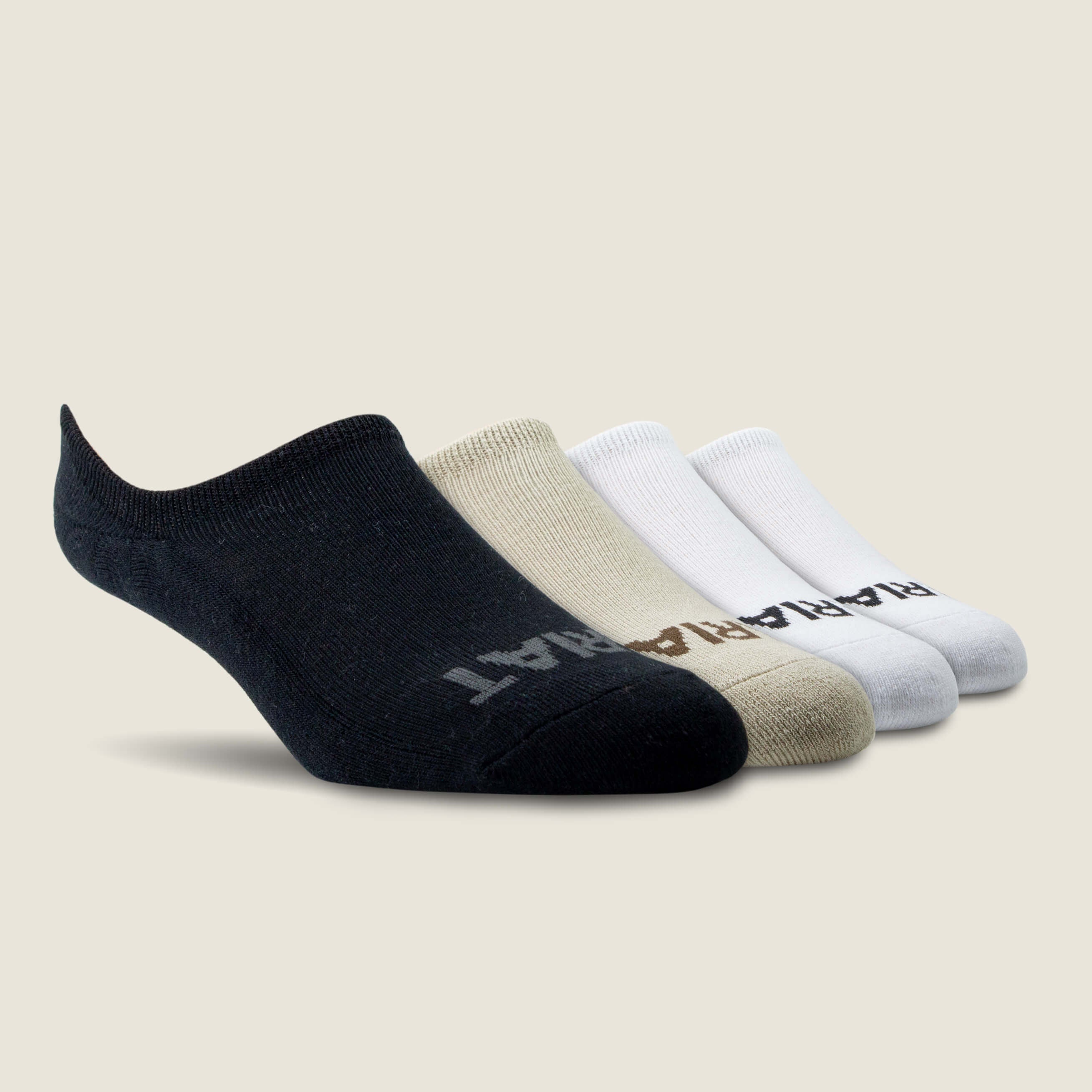 Hilo No Slip No Show Sock 4 Pair Multi Color Pack Men - NATURALS