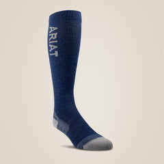 AriatTEK Thaw Merino Sock Men / Women - NAVY/HEATHER GREY