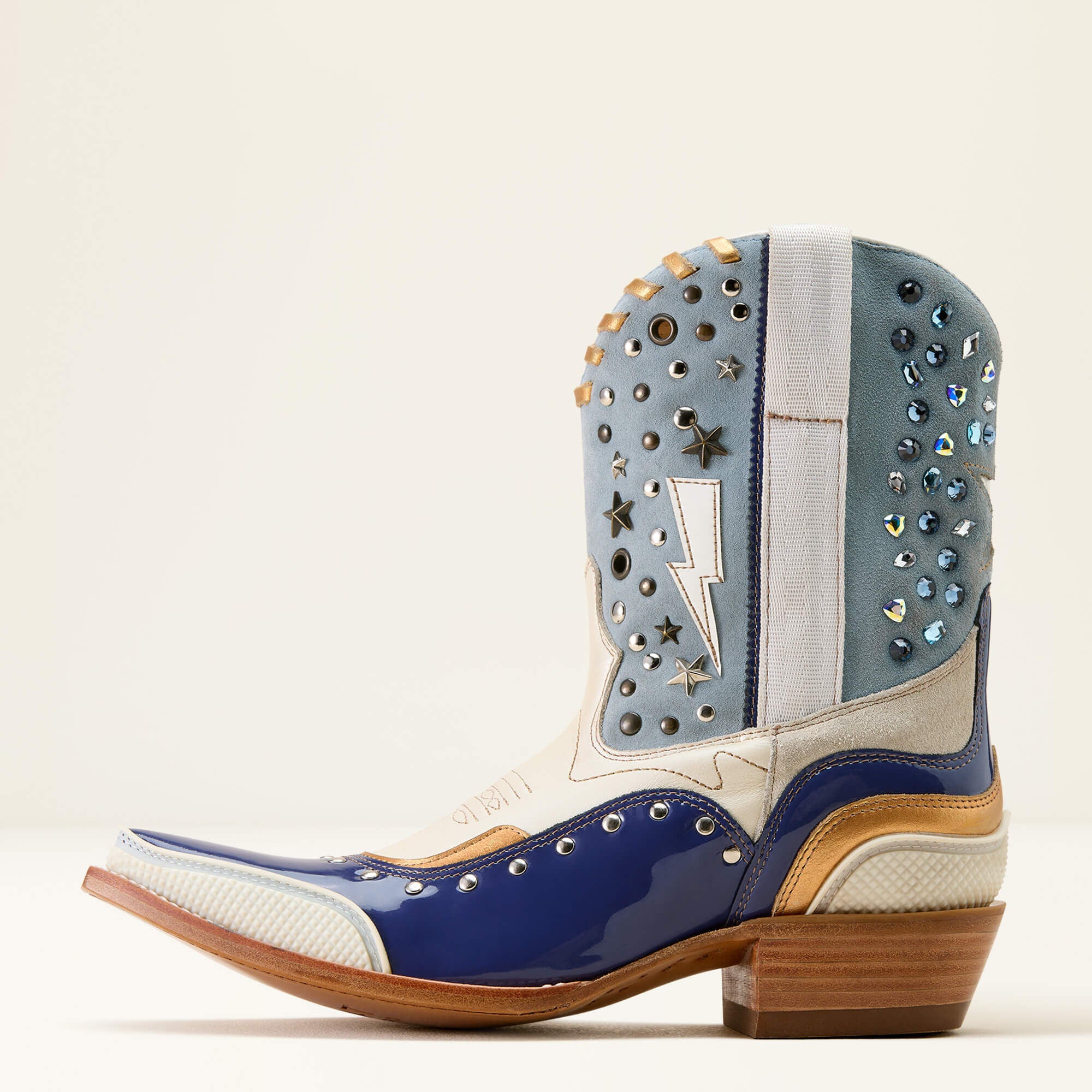 Superstarz X Toe Western Boot Women - SOMETHING BLUE/IVORY PEARL