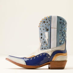 Superstarz X Toe Western Boot Women - SOMETHING BLUE/IVORY PEARL