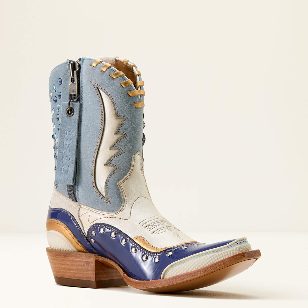 Superstarz X Toe Western Boot Women - SOMETHING BLUE/IVORY PEARL