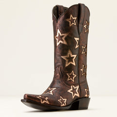 Hazen Star X Toe Western Boot Women - BRONZE DREAM