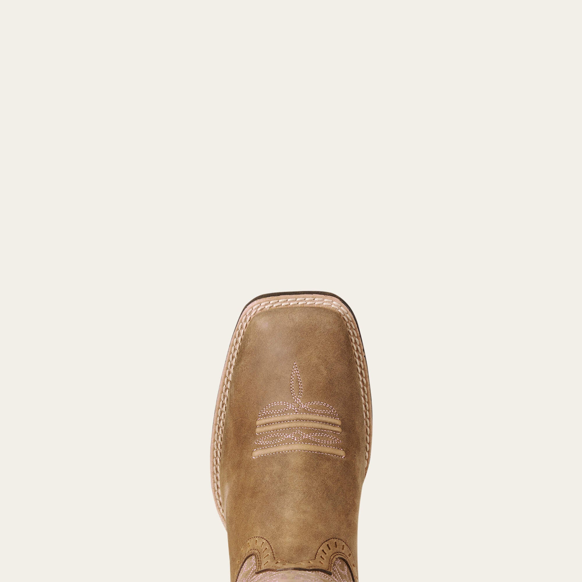 Round Up Remuda Wide Square Toe Western Boot Women - BROWN BOMBER