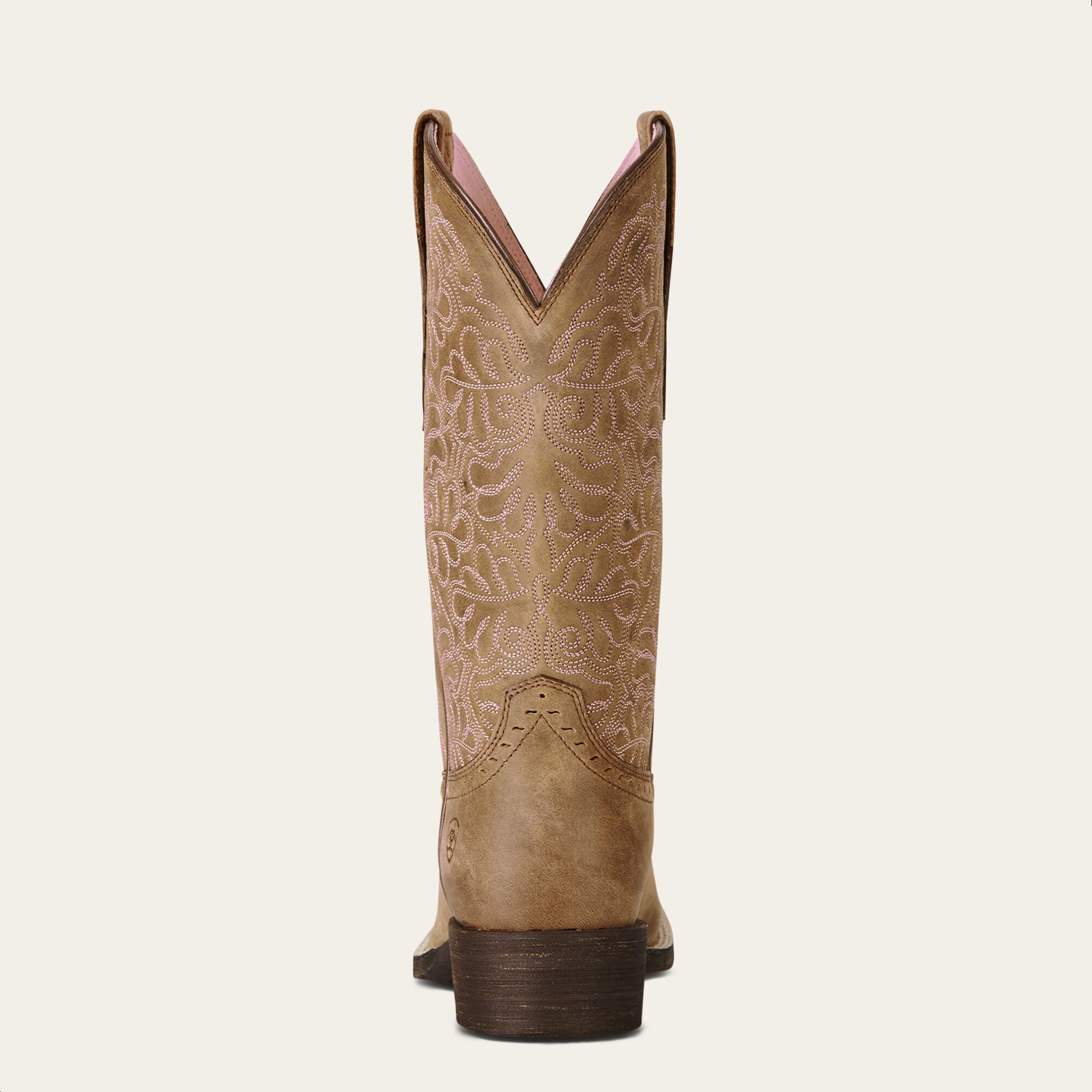 Round Up Remuda Wide Square Toe Western Boot Women - BROWN BOMBER