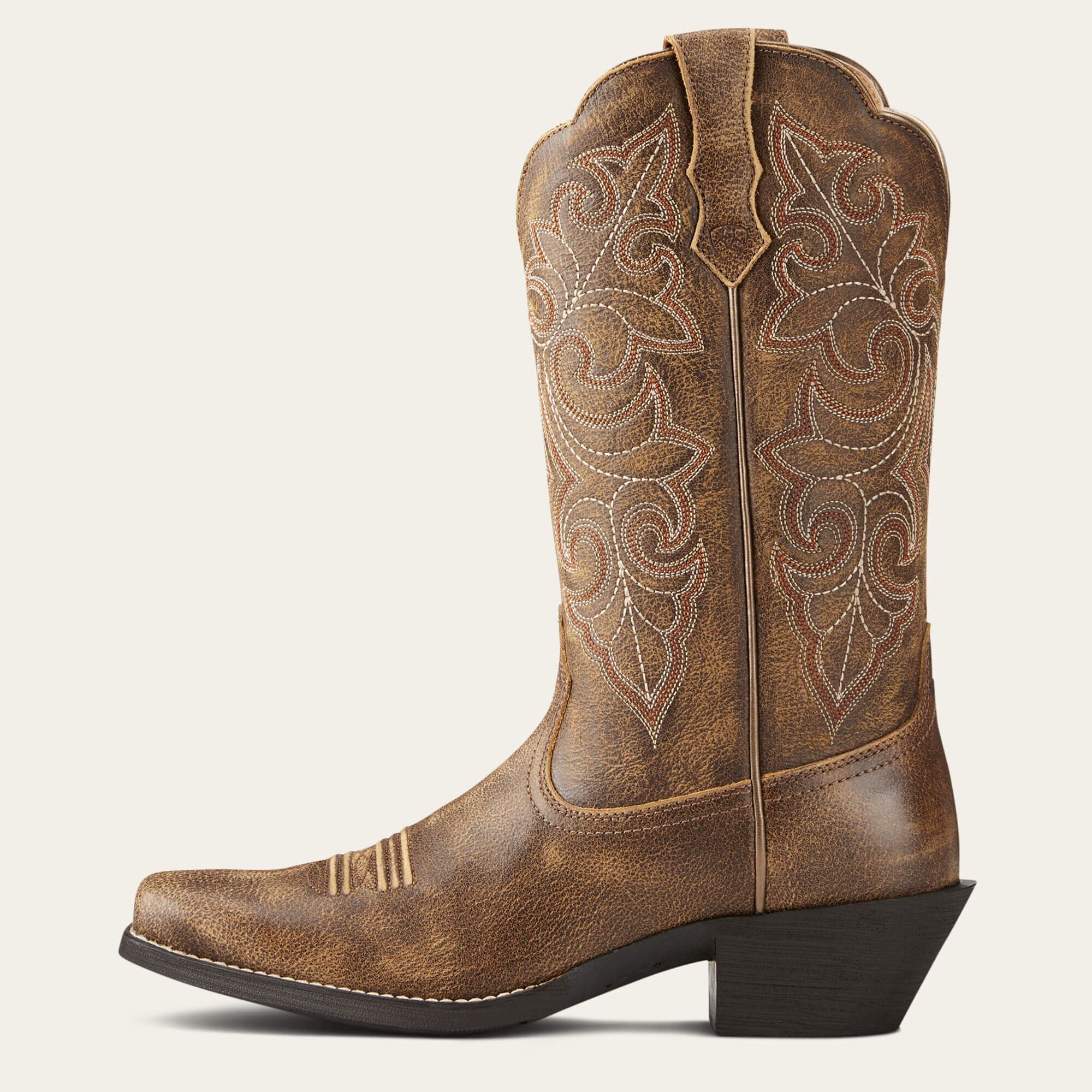 Round Up Square Toe Western Boot Women - VINTAGE BOMBER