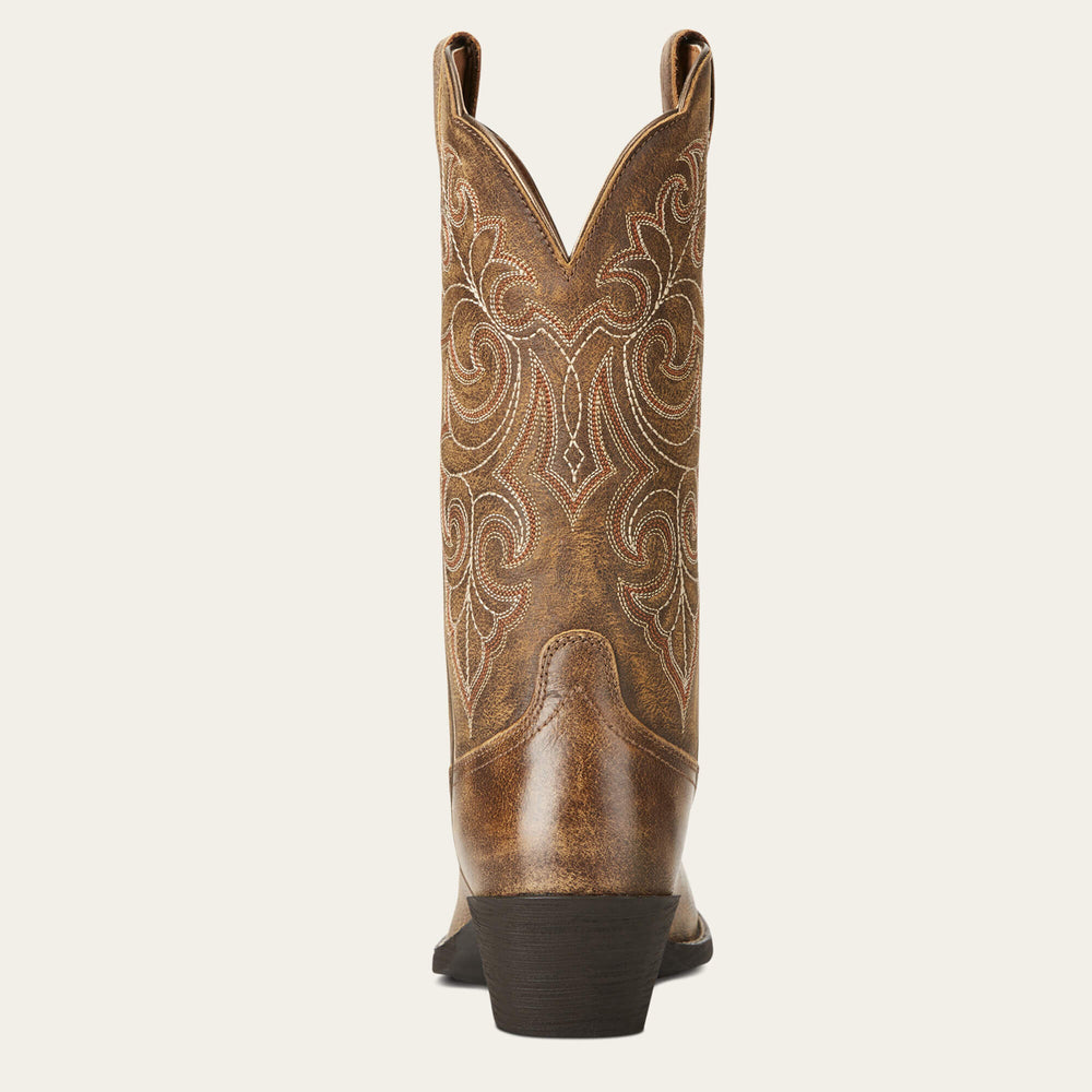 Round Up Square Toe Western Boot Women - VINTAGE BOMBER