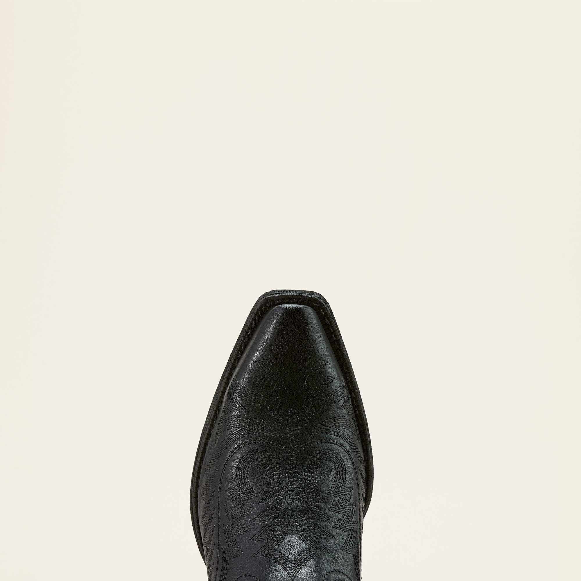 Round Up Collins D Toe Western Boot Women - SUPPLE BLACK
