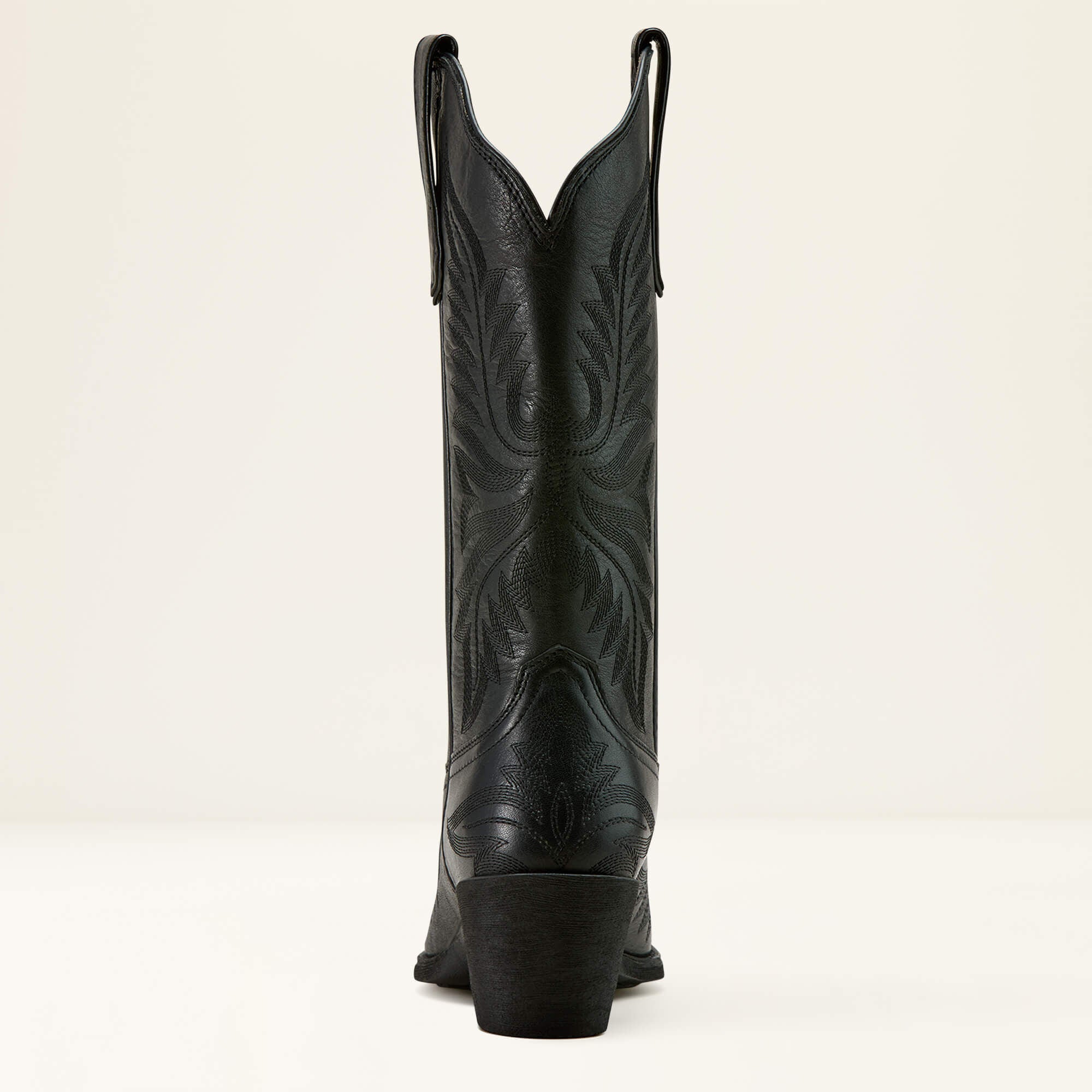 Round Up Collins D Toe Western Boot Women - SUPPLE BLACK