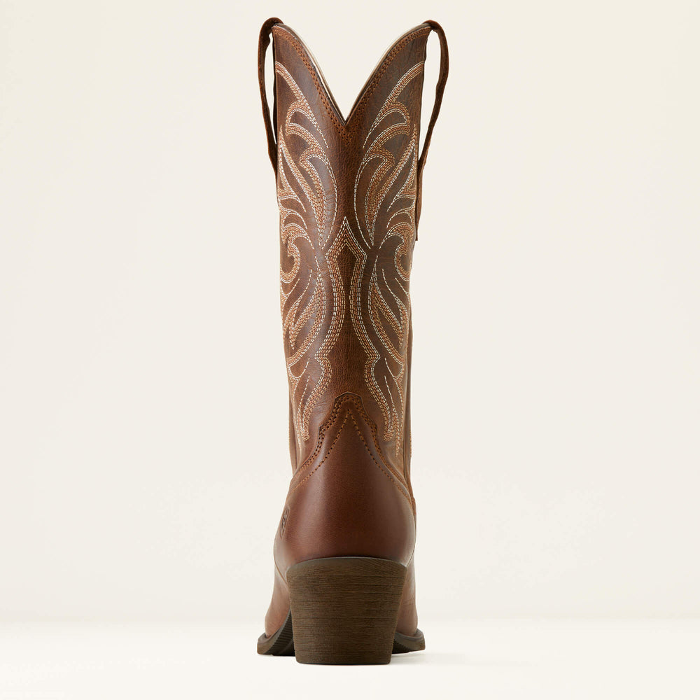 Heritage J Toe Western Boot Women - SASSY BROWN