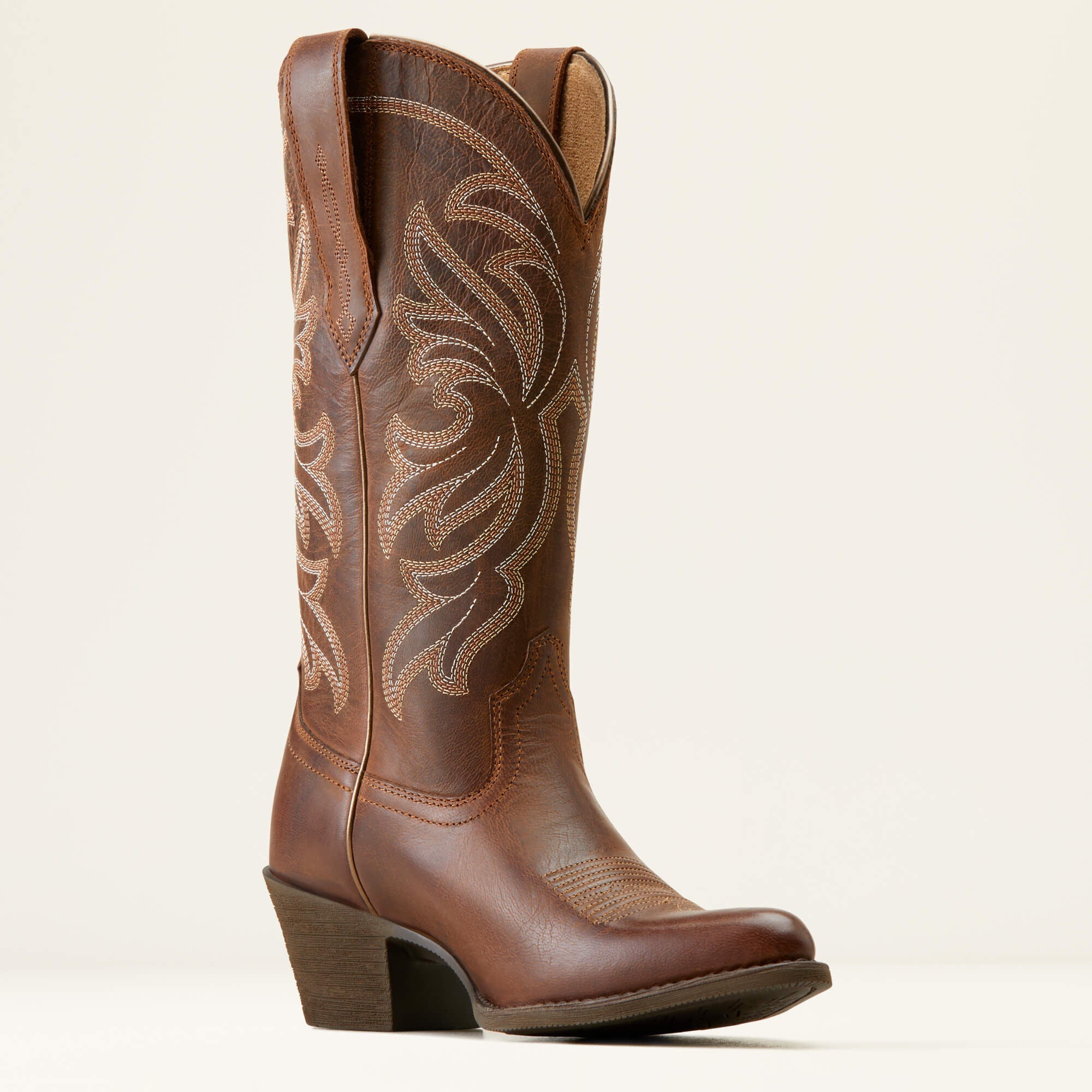Heritage J Toe Western Boot Women - SASSY BROWN