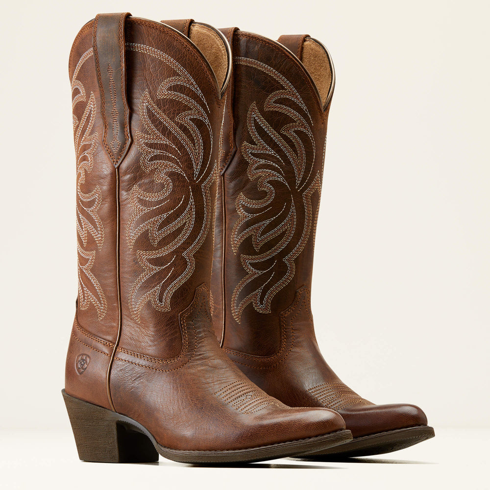 Heritage J Toe Western Boot Women - SASSY BROWN