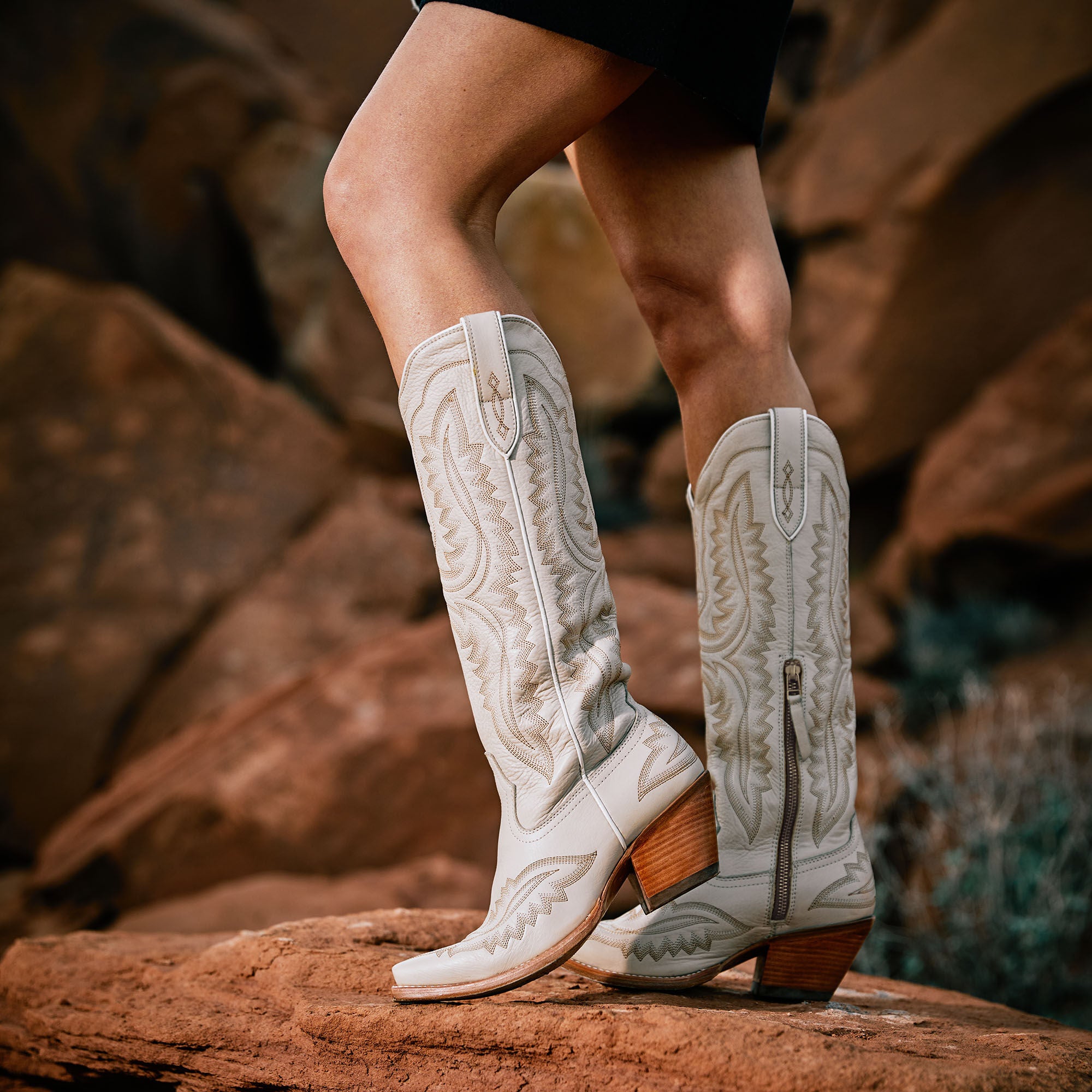 Casanova X Toe Western Boot Women - BLANCO