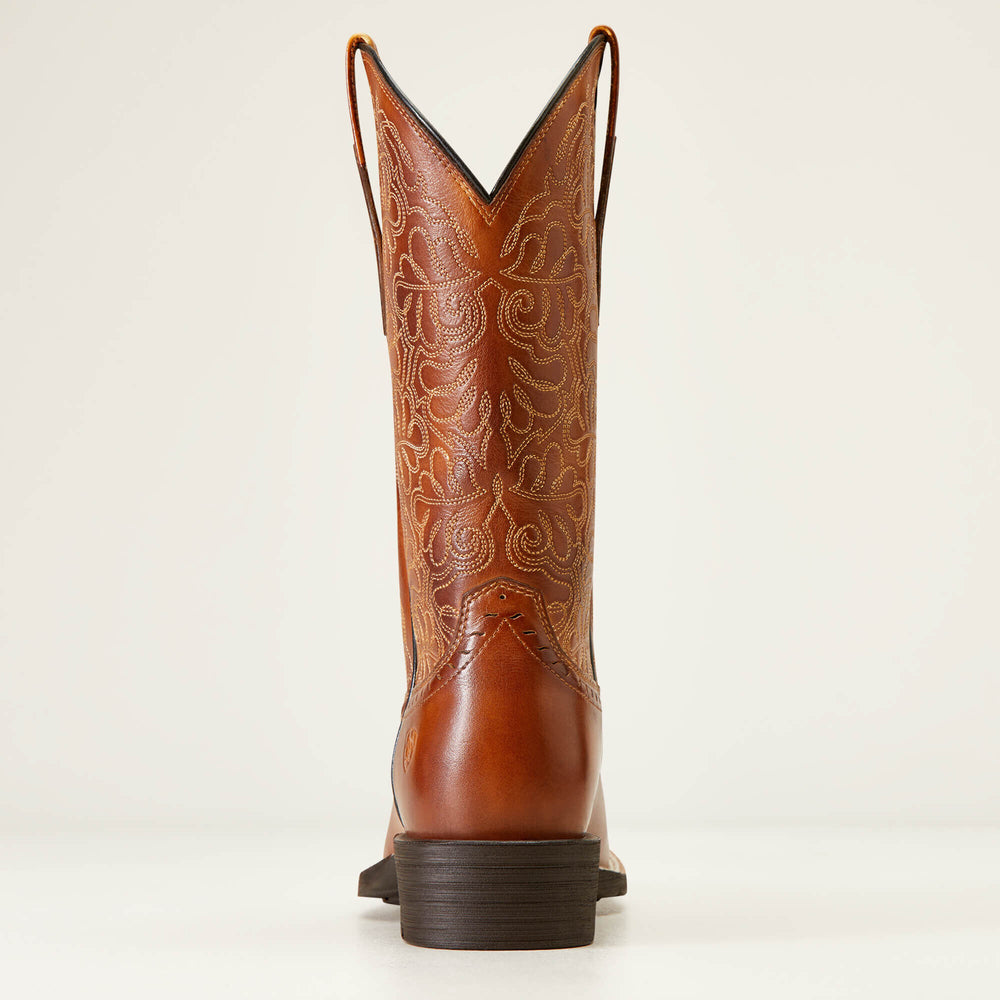 Round Up Remuda Wide Square Toe Western Boot Women - NATURALLY RICH