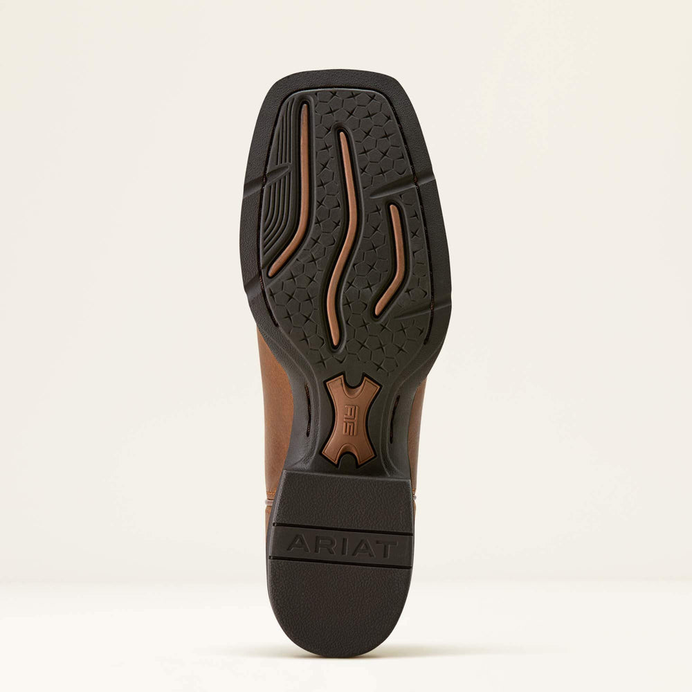 Round Up Filly Wide Square Toe Western Boot Women - SORREL CRUNCH