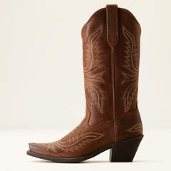 Round Up Collins D Toe Western Boot Women - RAFTER TAN