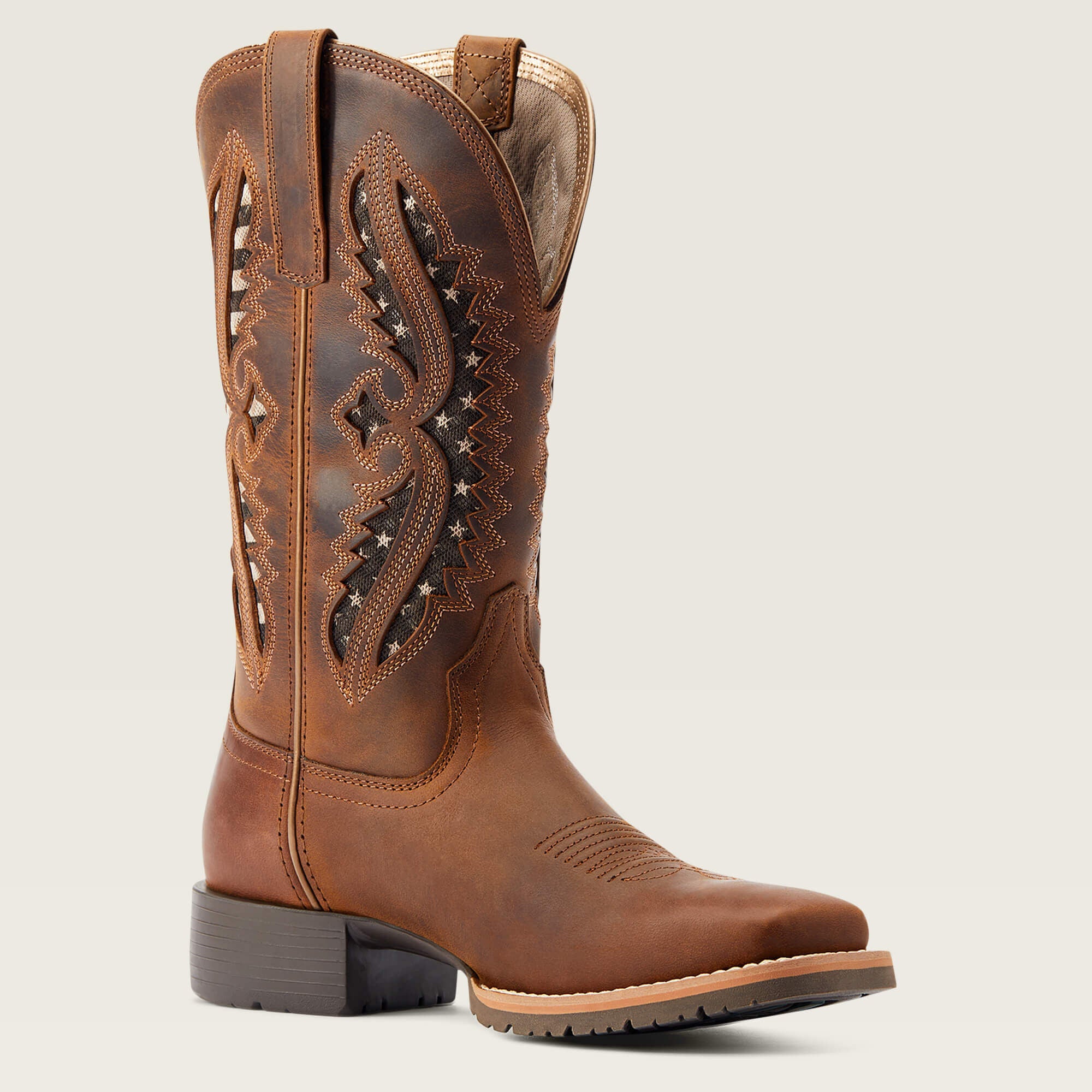 Hybrid Rancher VentTek 360° Western Boot Women - DISTRESSED TAN