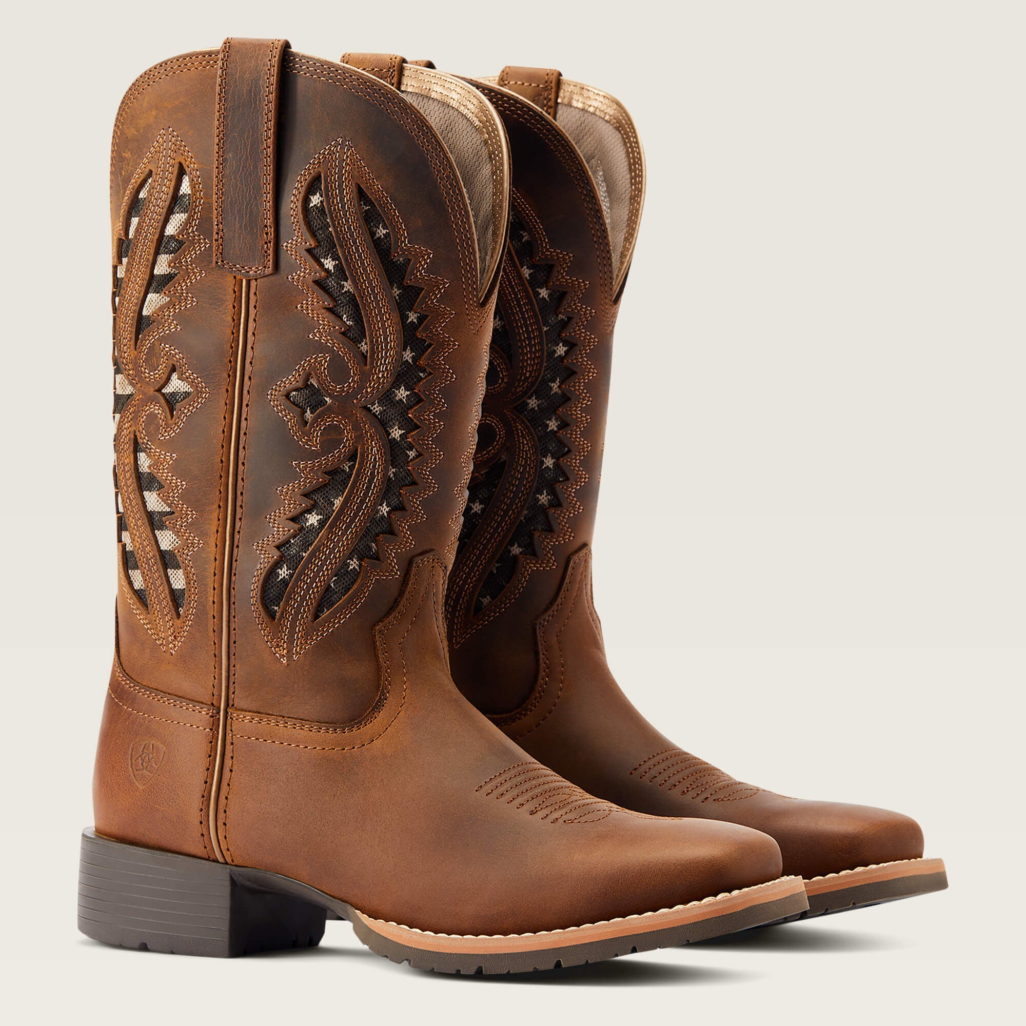 Hybrid Rancher VentTek 360° Western Boot Women - DISTRESSED TAN