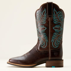 Gillette Western Boot Women - ARIZONA BROWN/MARBLE BROWN