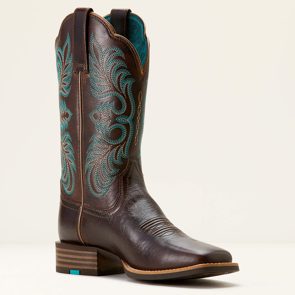 Gillette Western Boot Women - ARIZONA BROWN/MARBLE BROWN