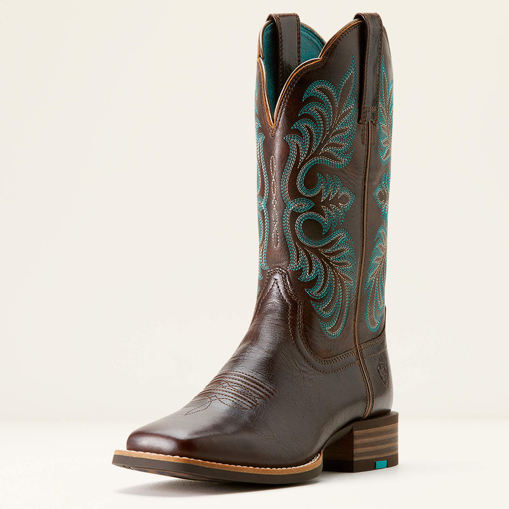 Gillette Western Boot Women - ARIZONA BROWN/MARBLE BROWN