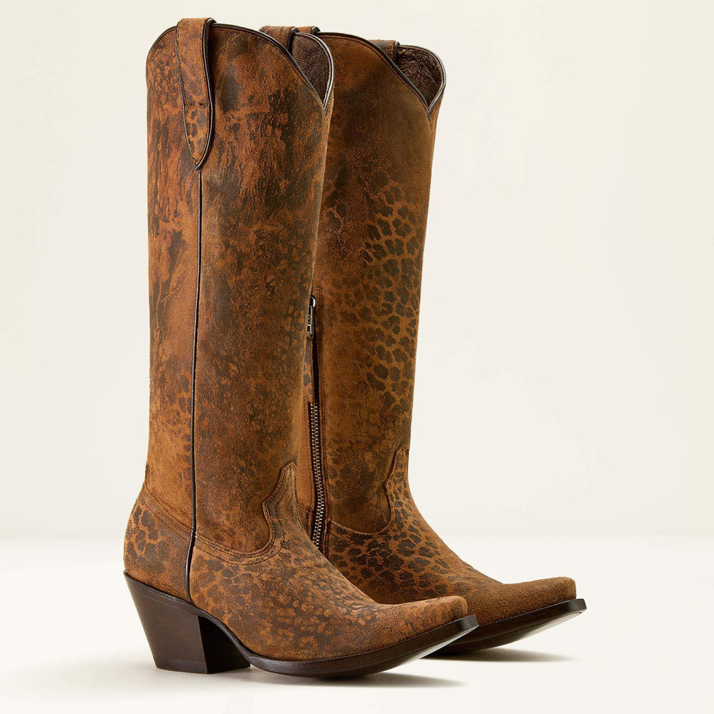 Casanova X Toe Western Boot Women - DISTRESSED LEOPARD