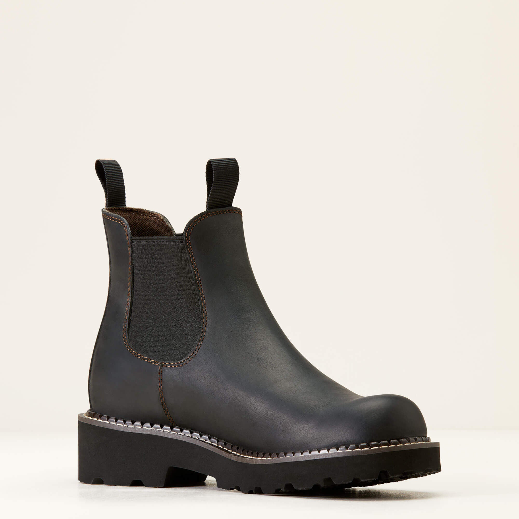 Fatbaby Chelsea Western Boot Women - BLACK DEERTAN/BLACK GORE