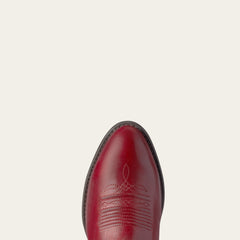 Heritage StretchFit R Toe Western Boot Women - ROSY RED