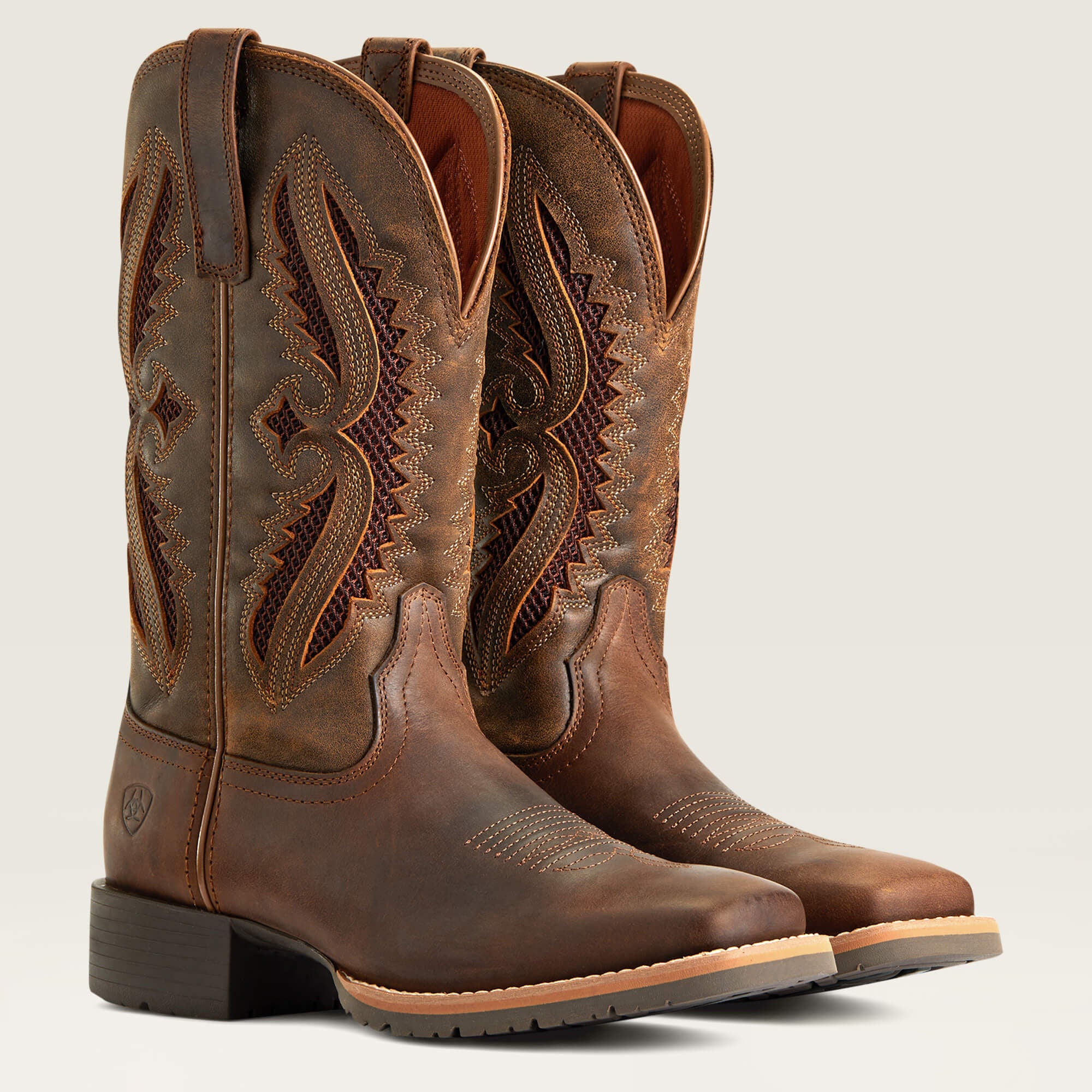 Hybrid Rancher VentTek 360° Western Boot Women - DISTRESSED TAN/ TRUFFLE