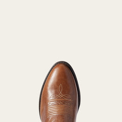 Heritage StretchFit R Toe Western Boot Women - DARK TAN