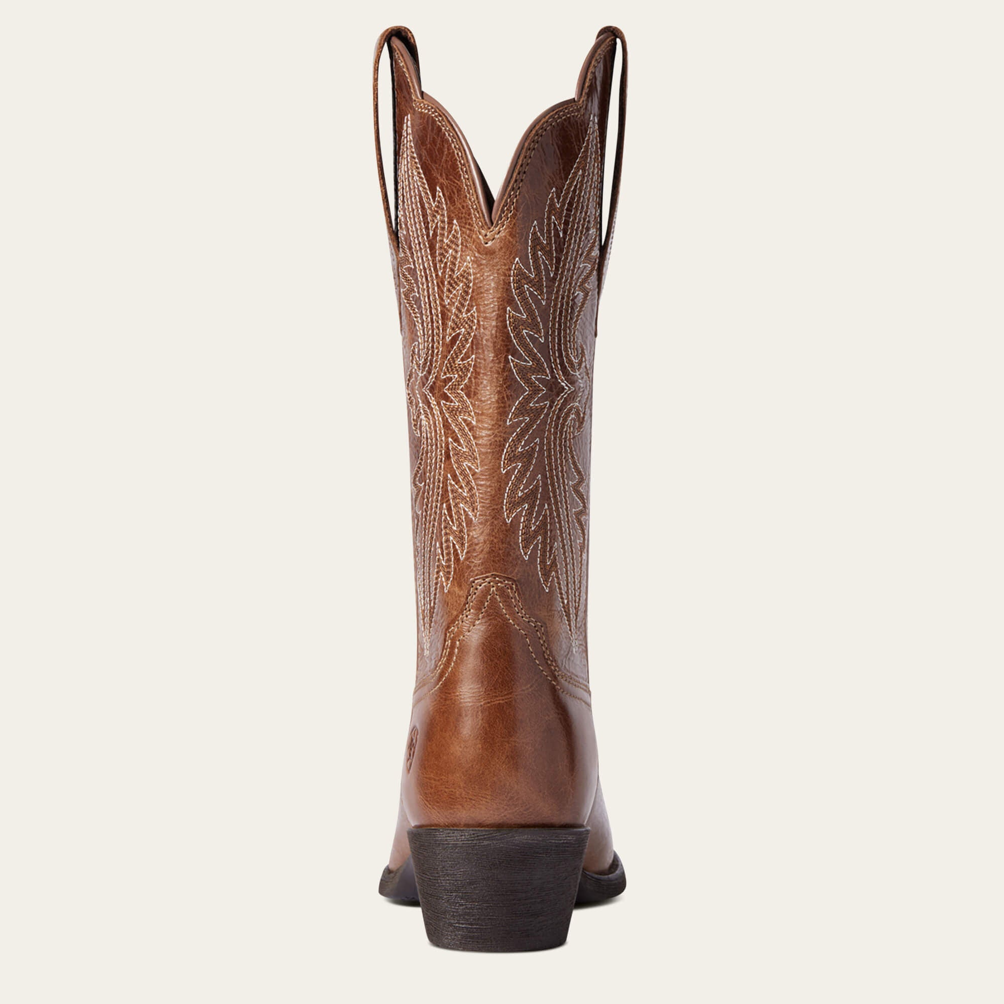 Heritage StretchFit R Toe Western Boot Women - DARK TAN