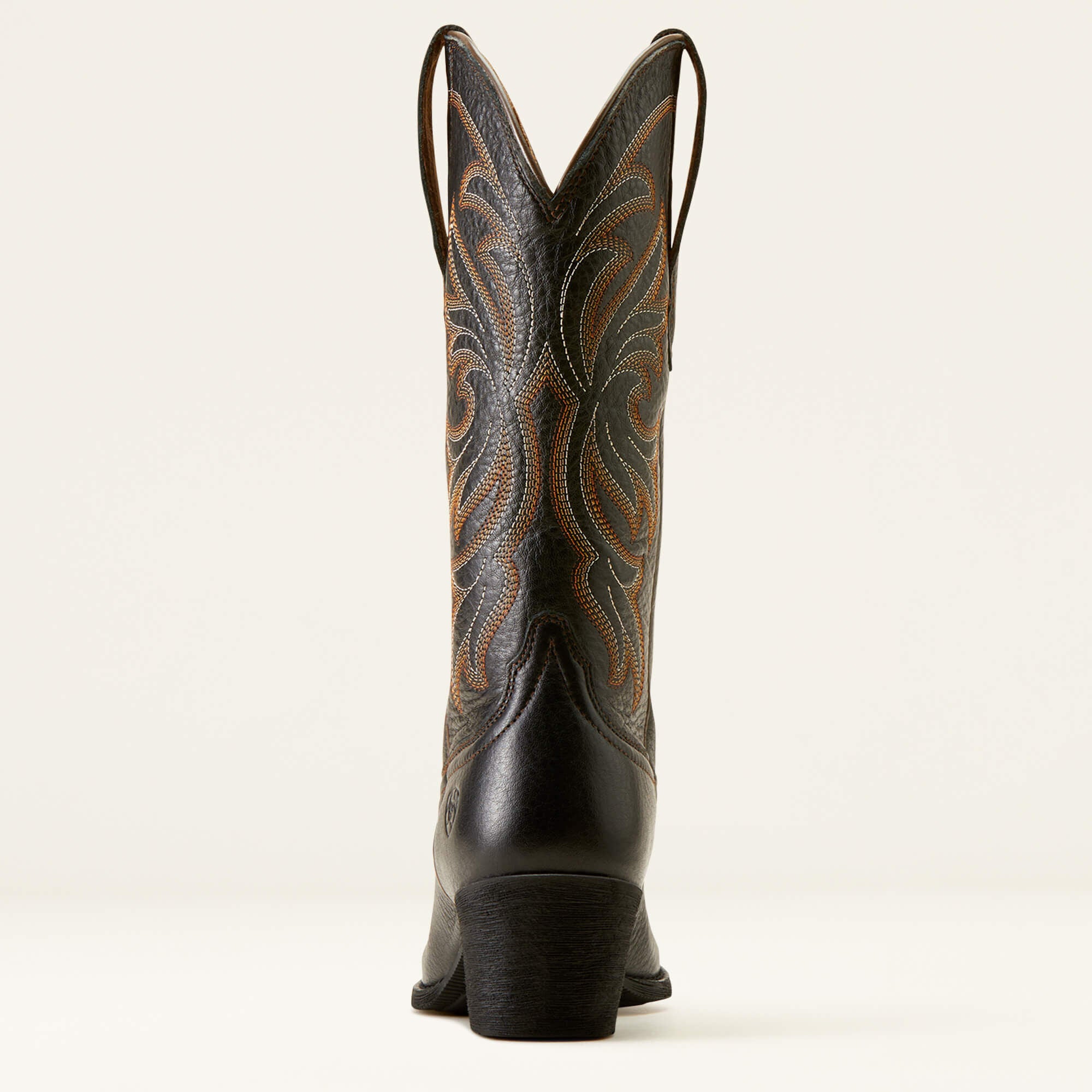 Heritage J Toe Western Boot Women - BLACK DEERTAN