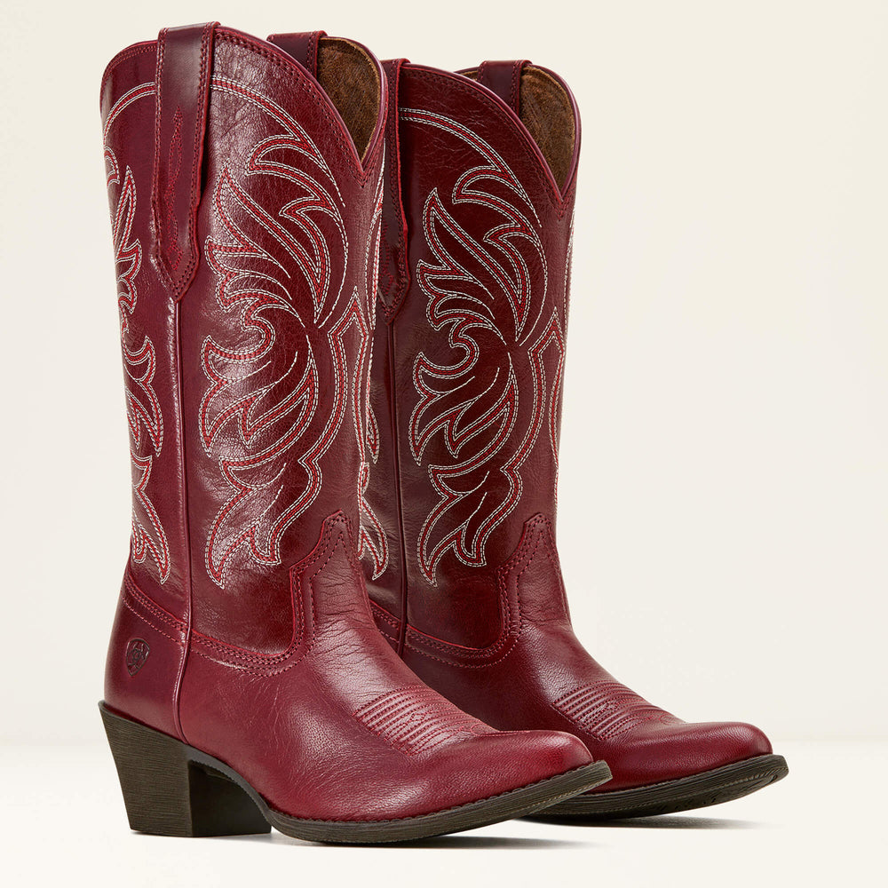 Heritage J Toe Western Boot Women - SANGRIA