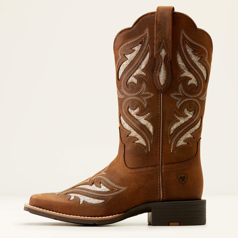 Round Up Bliss Western Boot Women - SASSY BROWN