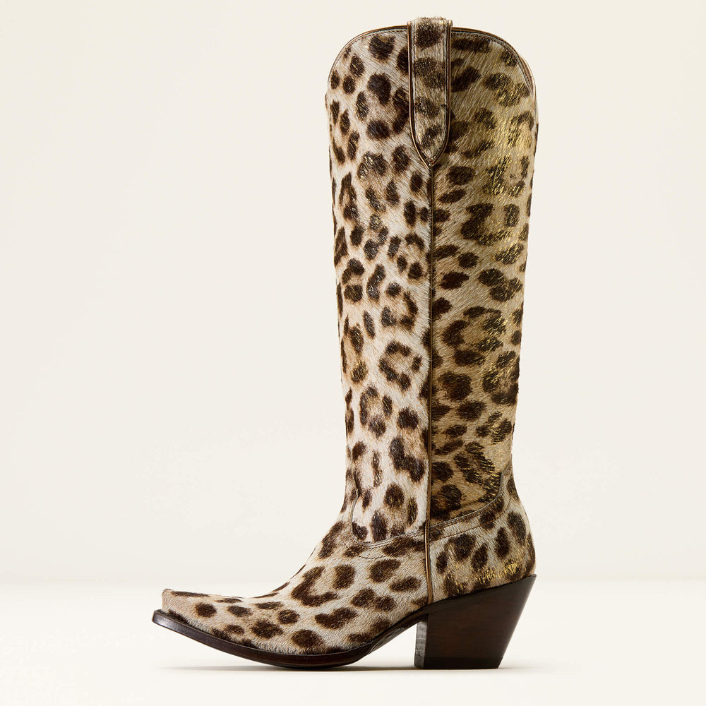 Casanova X Toe Western Boot Women - GILDED LEOPARD HAIR ON