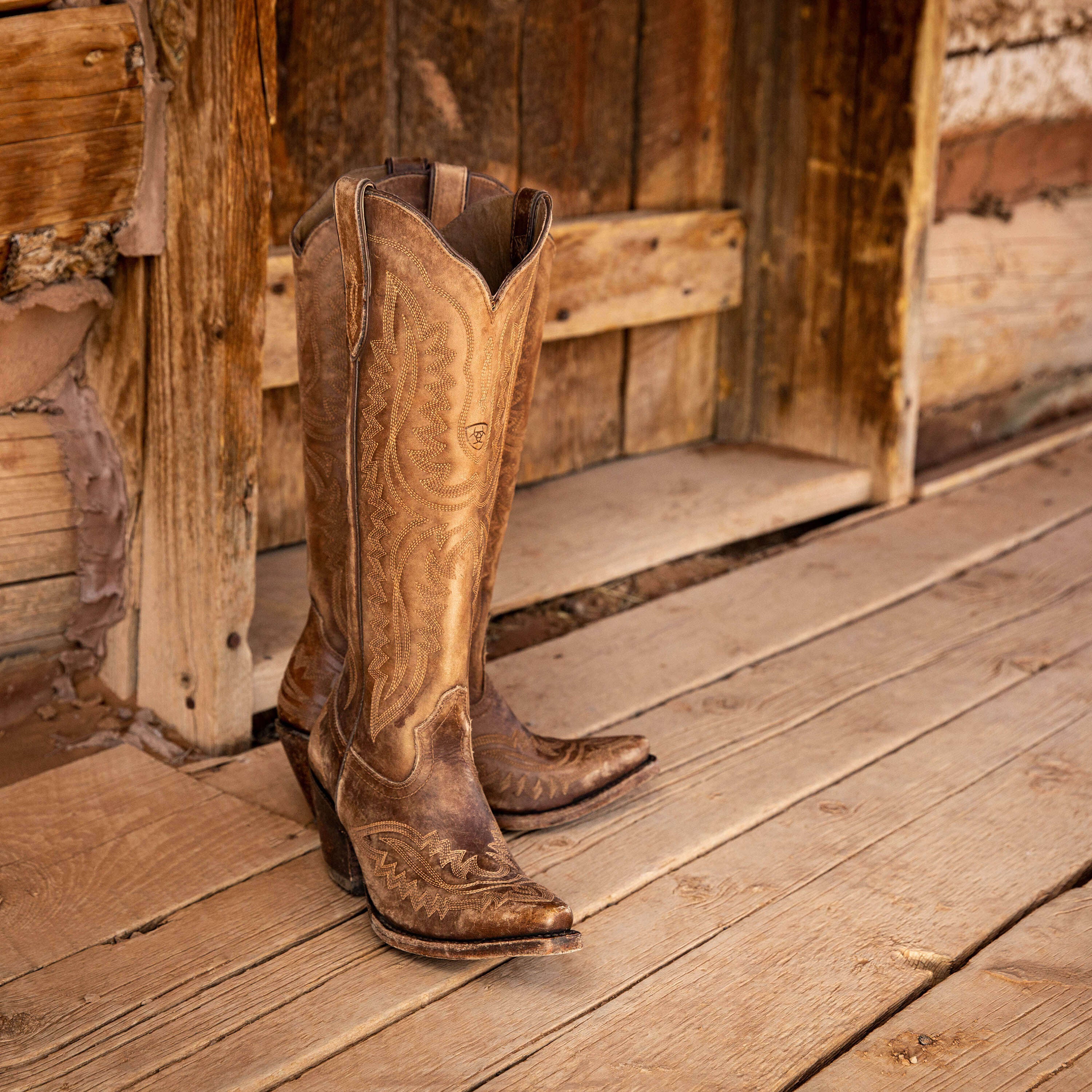 Casanova X Toe Western Boot Women - NATURALLY DISTRESSED BROWN