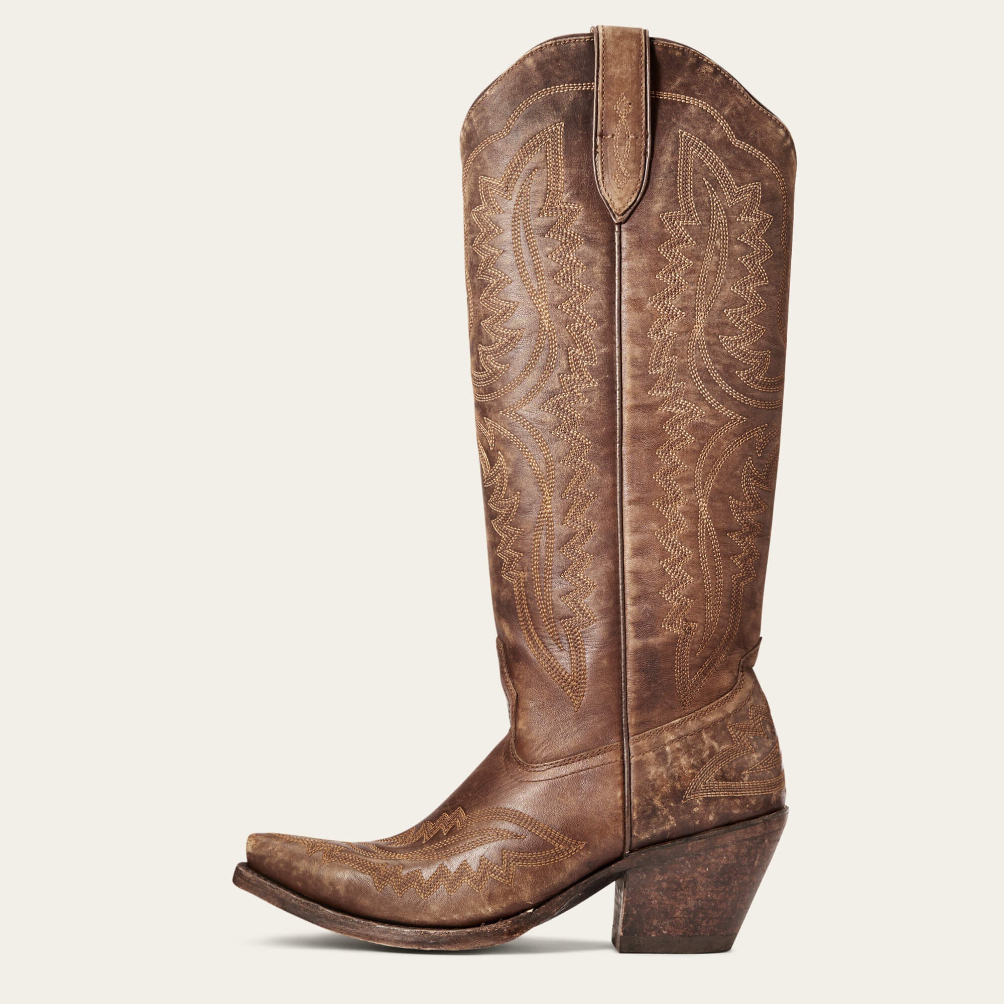 Casanova X Toe Western Boot Women - NATURALLY DISTRESSED BROWN