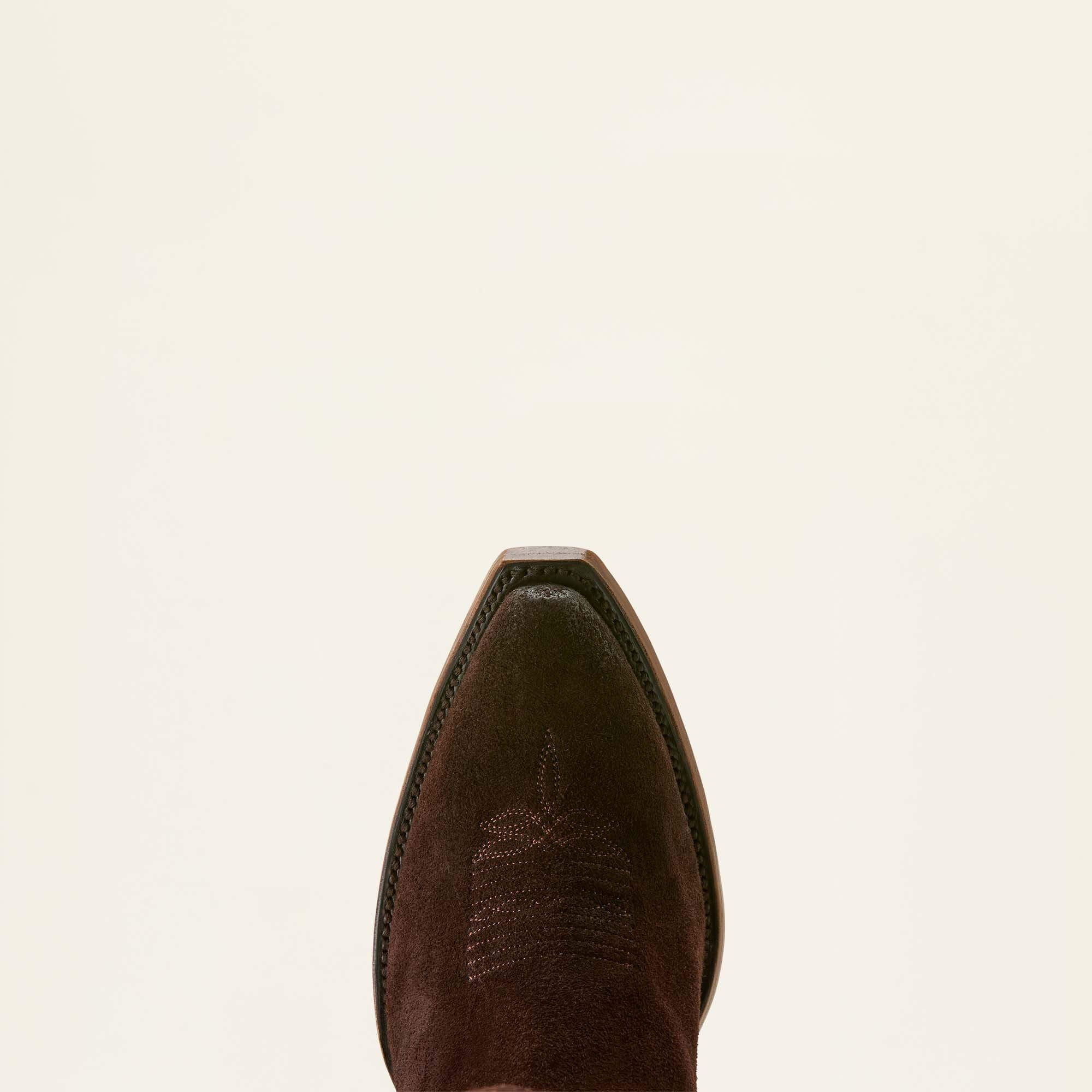 Laramie X Toe Western Boot Women - FRENCH ROAST SUEDE
