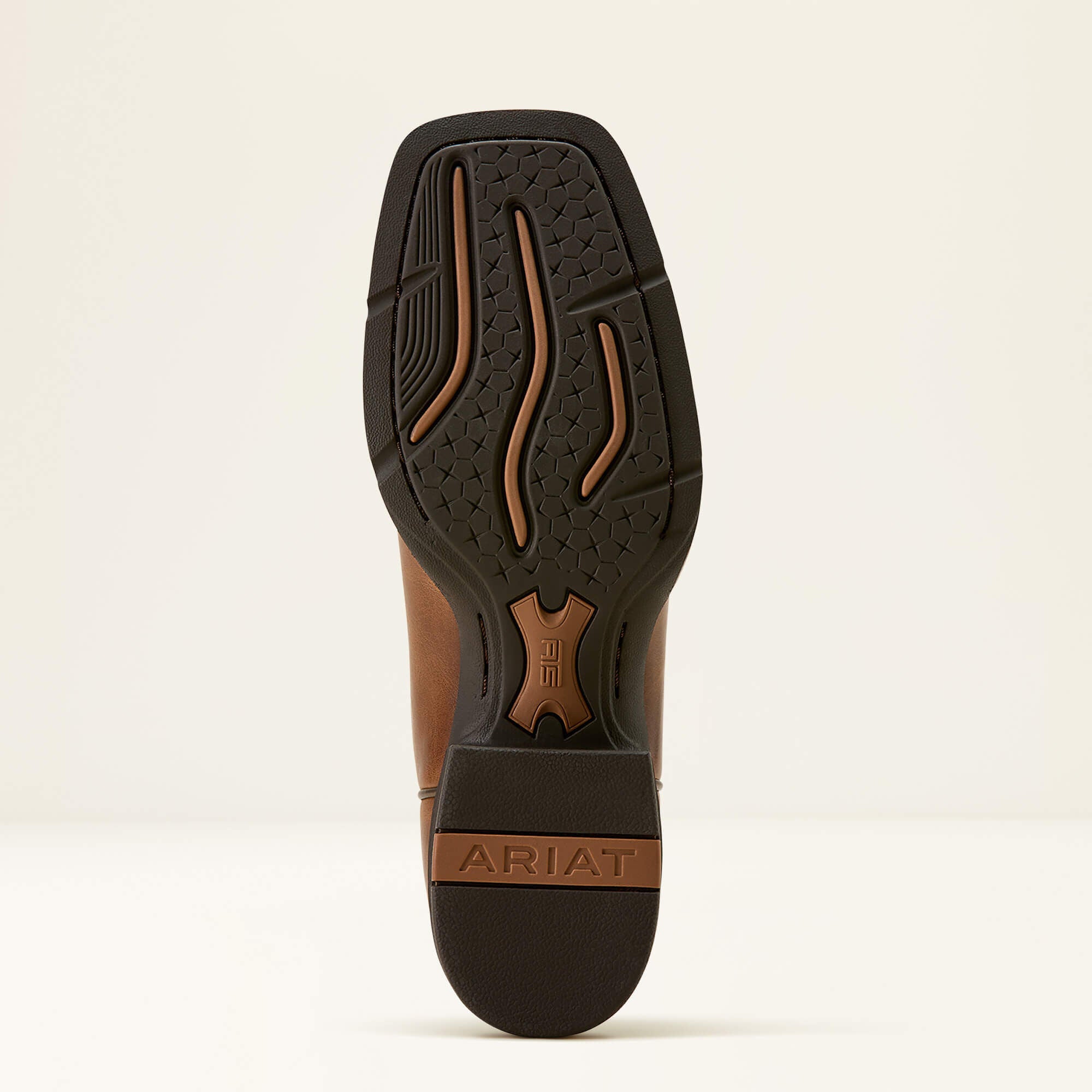 Round Up Remuda Wide Square Toe Western Boot Women - AGED TAN