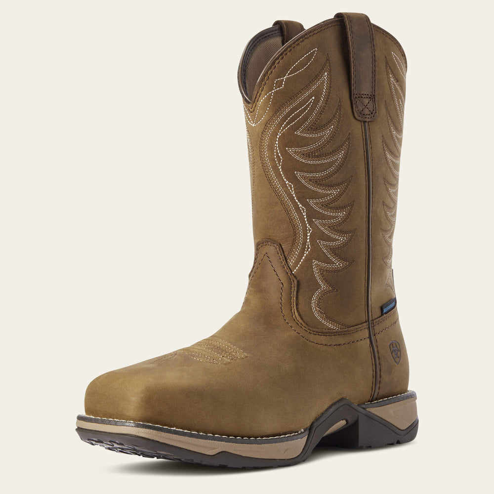 Anthem Waterproof Composite Toe Work Boot Women - DISTRESSED BROWN