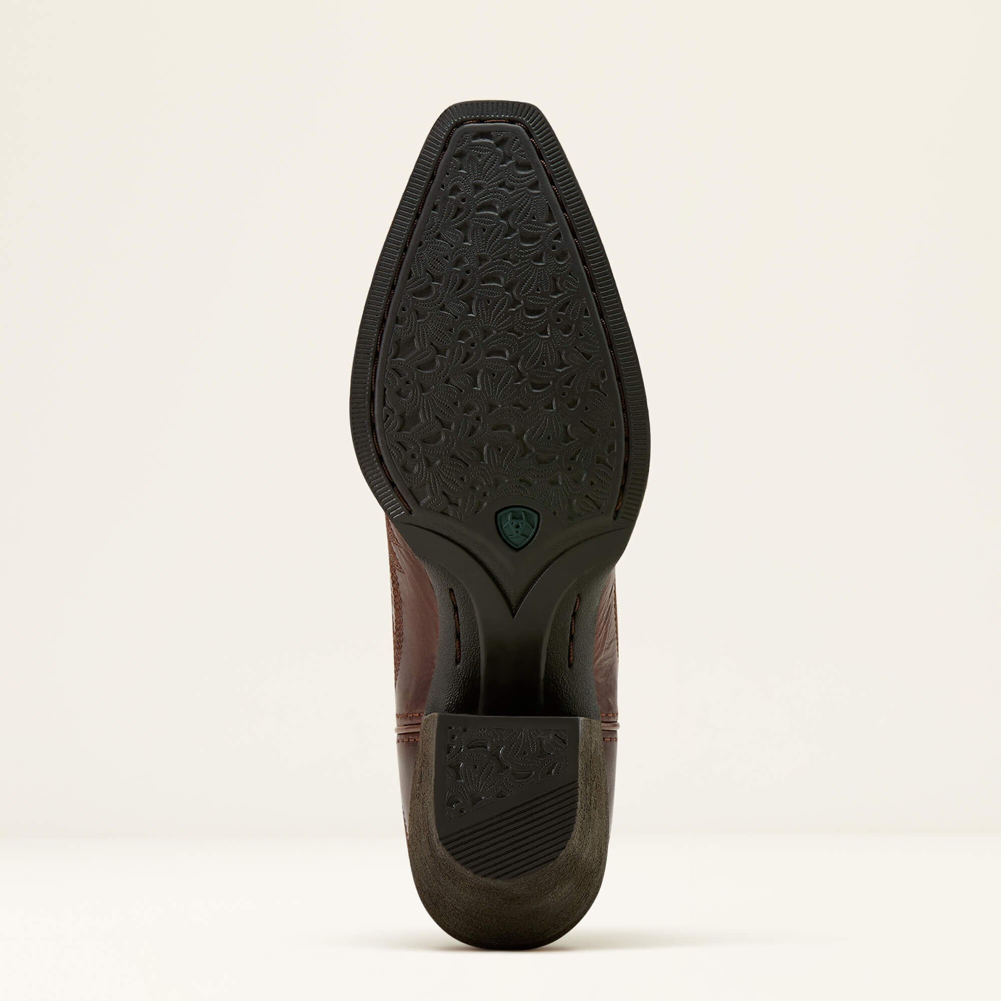 Round Up Collins D Toe Western Boot Women - MAHOGANY